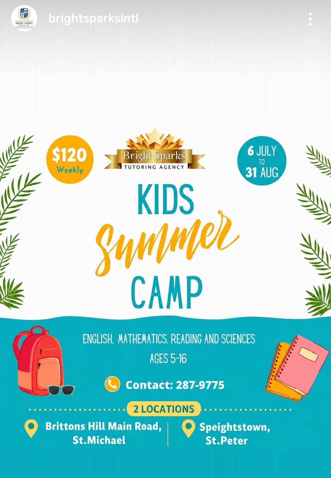Bright Sparks Kids Summer Camp