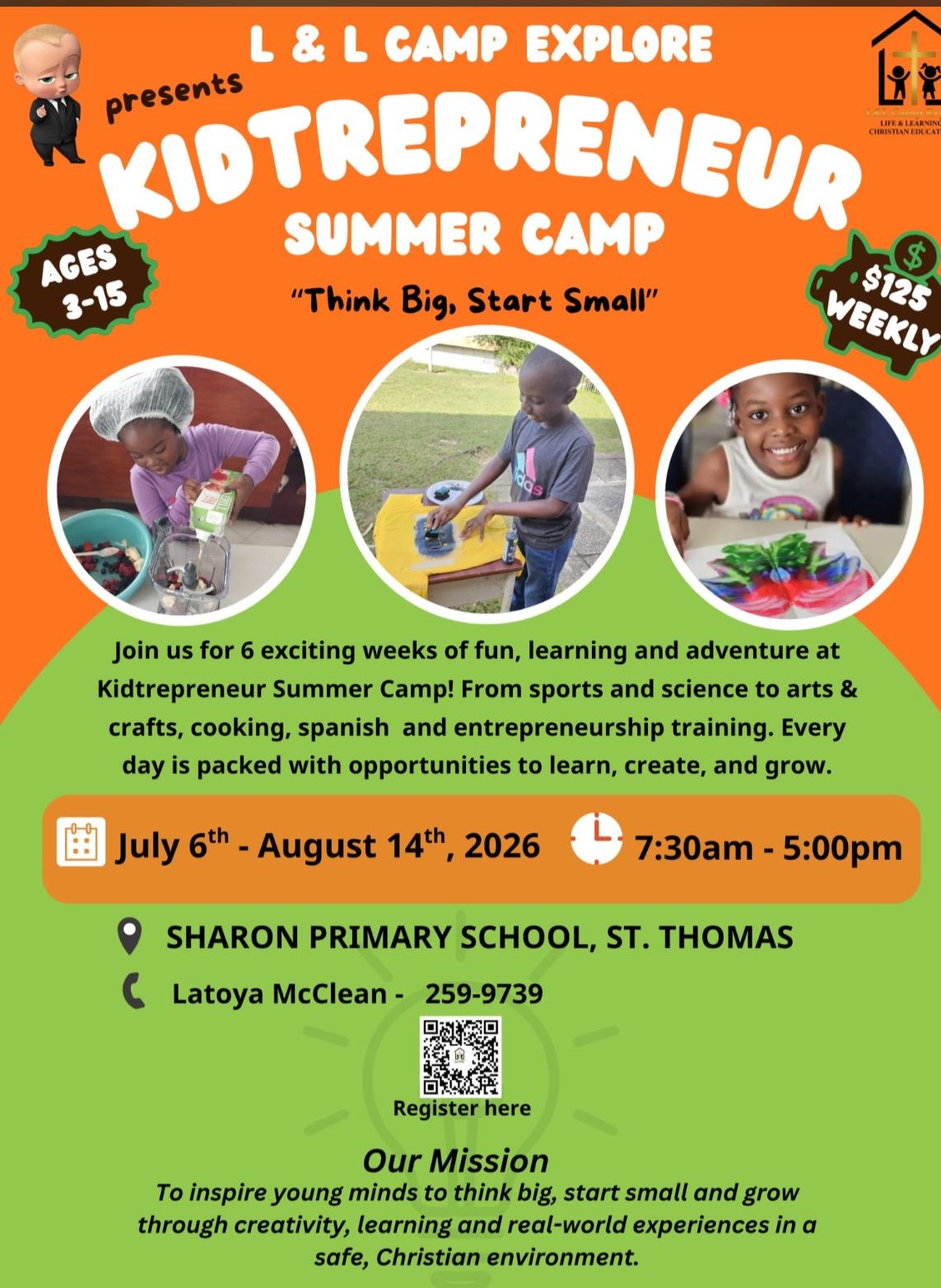 L&L Kidtrepreneur Summer Camp