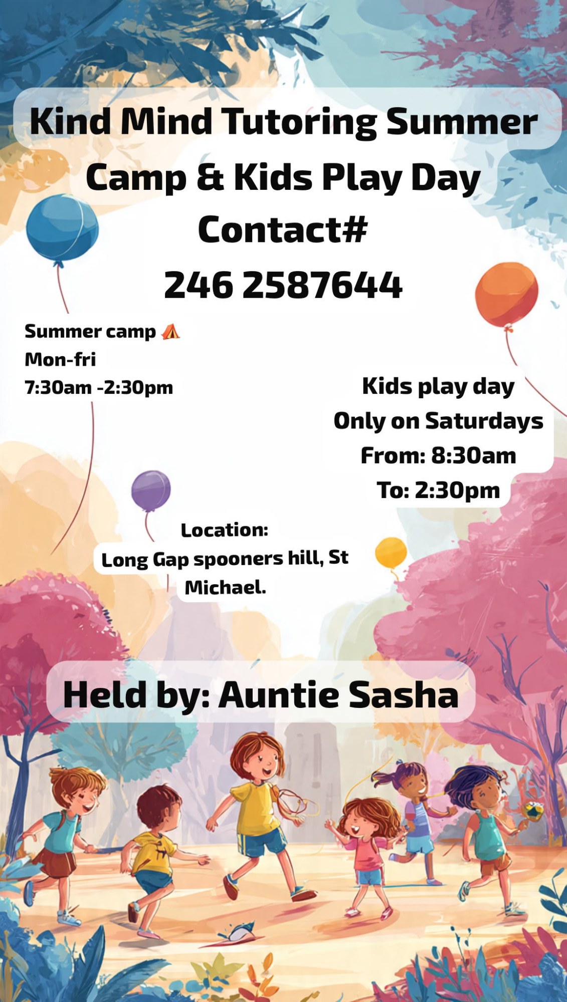 Kind Mind Tutoring Summer Camp & Kids Play Day